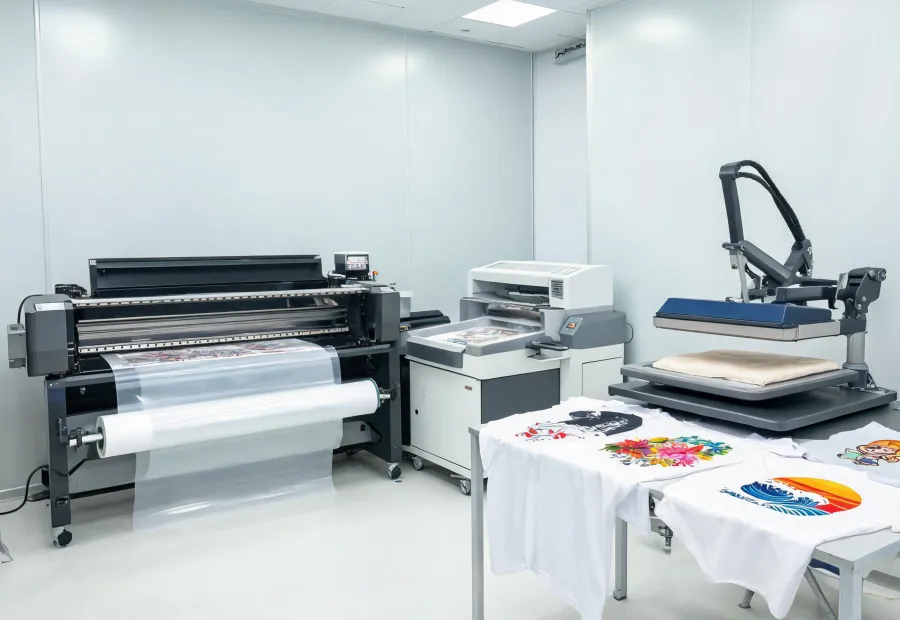 DTF garment transfer workflow