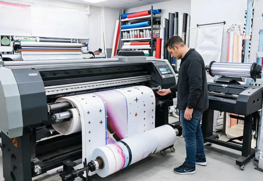 Eco-solvent signage and contour cutting